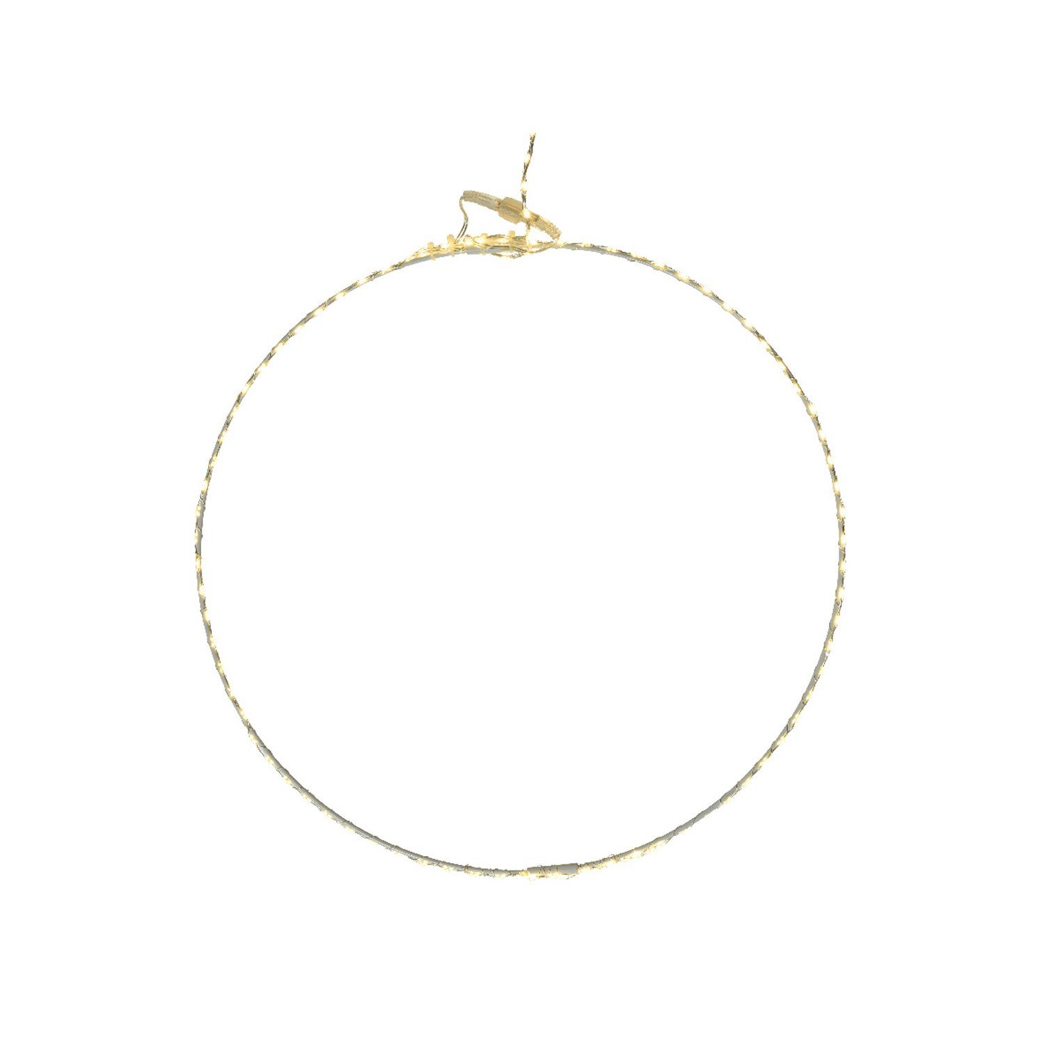 MARELIDA LED Dekolicht LED Ring Kreis Kranz Dekolicht mit Drahtlichterkette günstig online kaufen