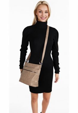 MIRROSI Umhängetasche Damen Crossbody Bag, 32x23x11cm Mittelgroß (verstellbaren Schulterriemen), Mittelgroße Tasche, Schultertasche für jeden Anlass