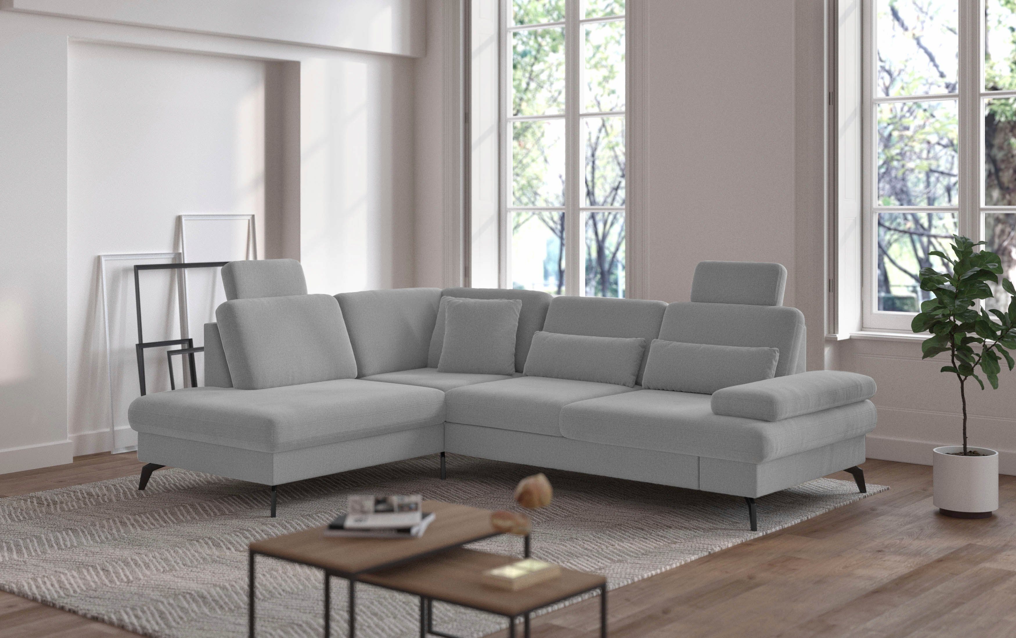 sit&more Ecksofa Morris L-Form, inkl. Sitztiefenverstellung, günstig online kaufen