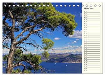 CALVENDO Wandkalender Kroatien (Tischkalender 2024 DIN A5 quer), CALVENDO Monatskalender