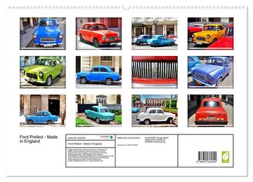 CALVENDO Wandkalender Ford Prefect - Made in England (Premium, hochwertiger DIN A2 Wandkalender 2023, Kunstdruck in Hochglanz)