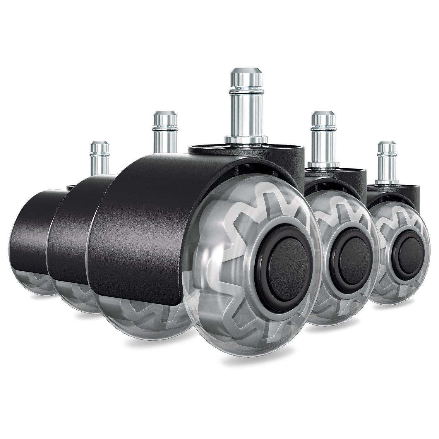 FELIXLEO Stuhlrolle Stuhlrolle 5 Bürostuhlrollen für 360 Grad Drehung böden günstig online kaufen