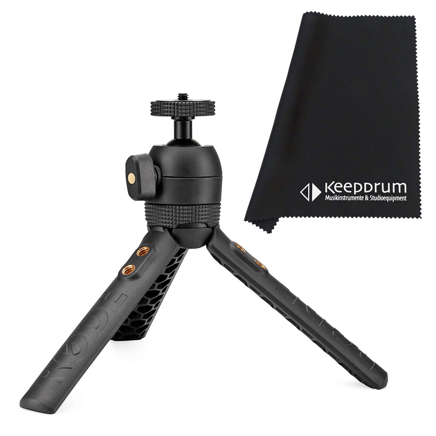 Mikrofonständer Rode Tripod 2 Dreibein-Stativ mit Mikrofasertuch