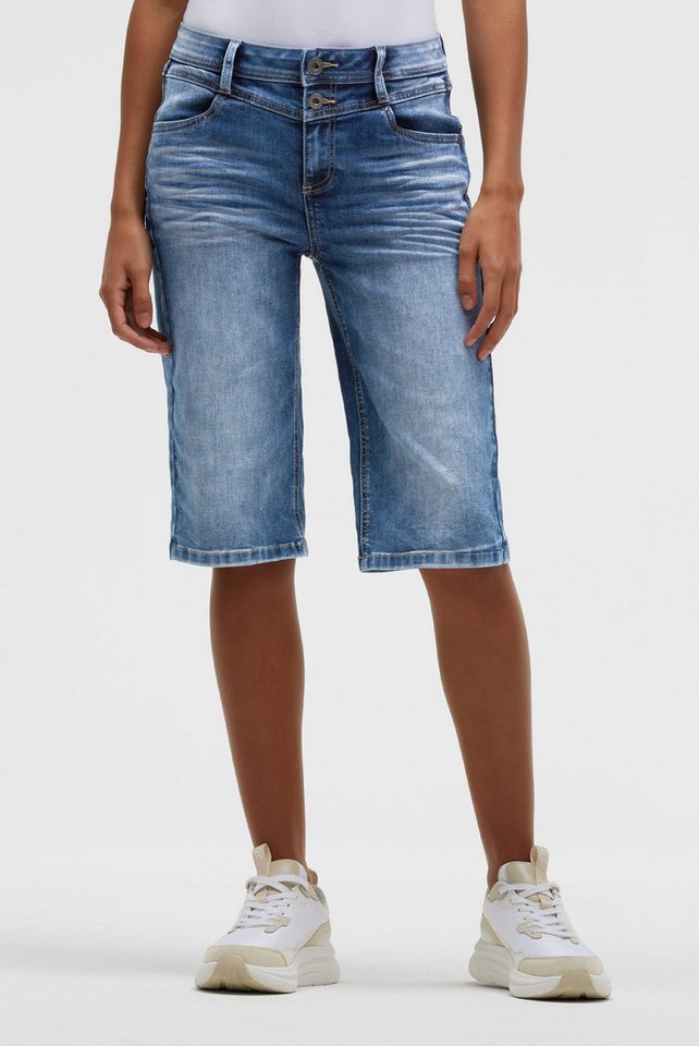 SOCCX Regular-fit-Jeans mit hoher Leibhöhe