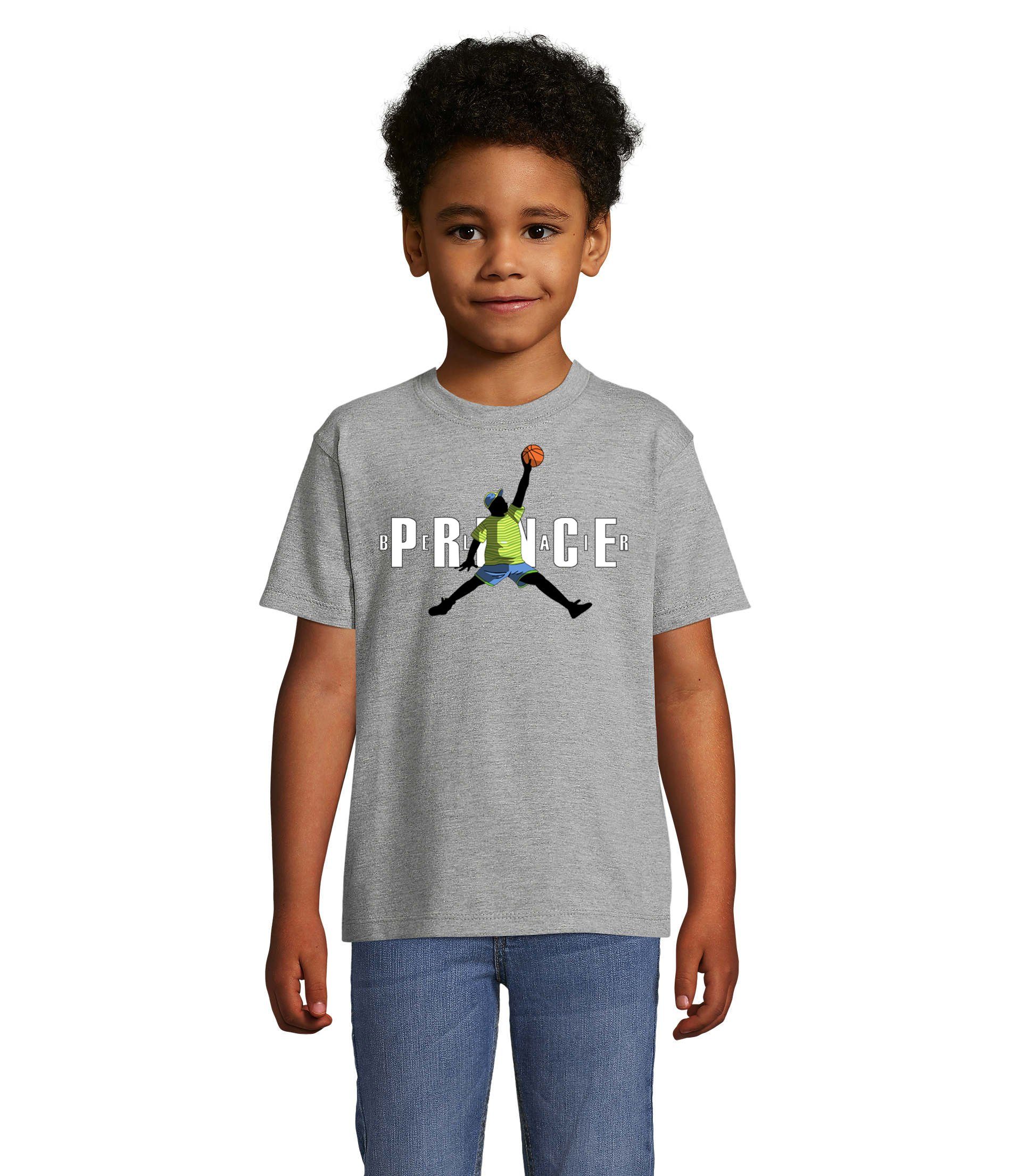 Blondie & Brownie T-Shirt Air Farben Kinder Fresh vielen Grau Bel & in Basketball Mädchen Jungen Prince