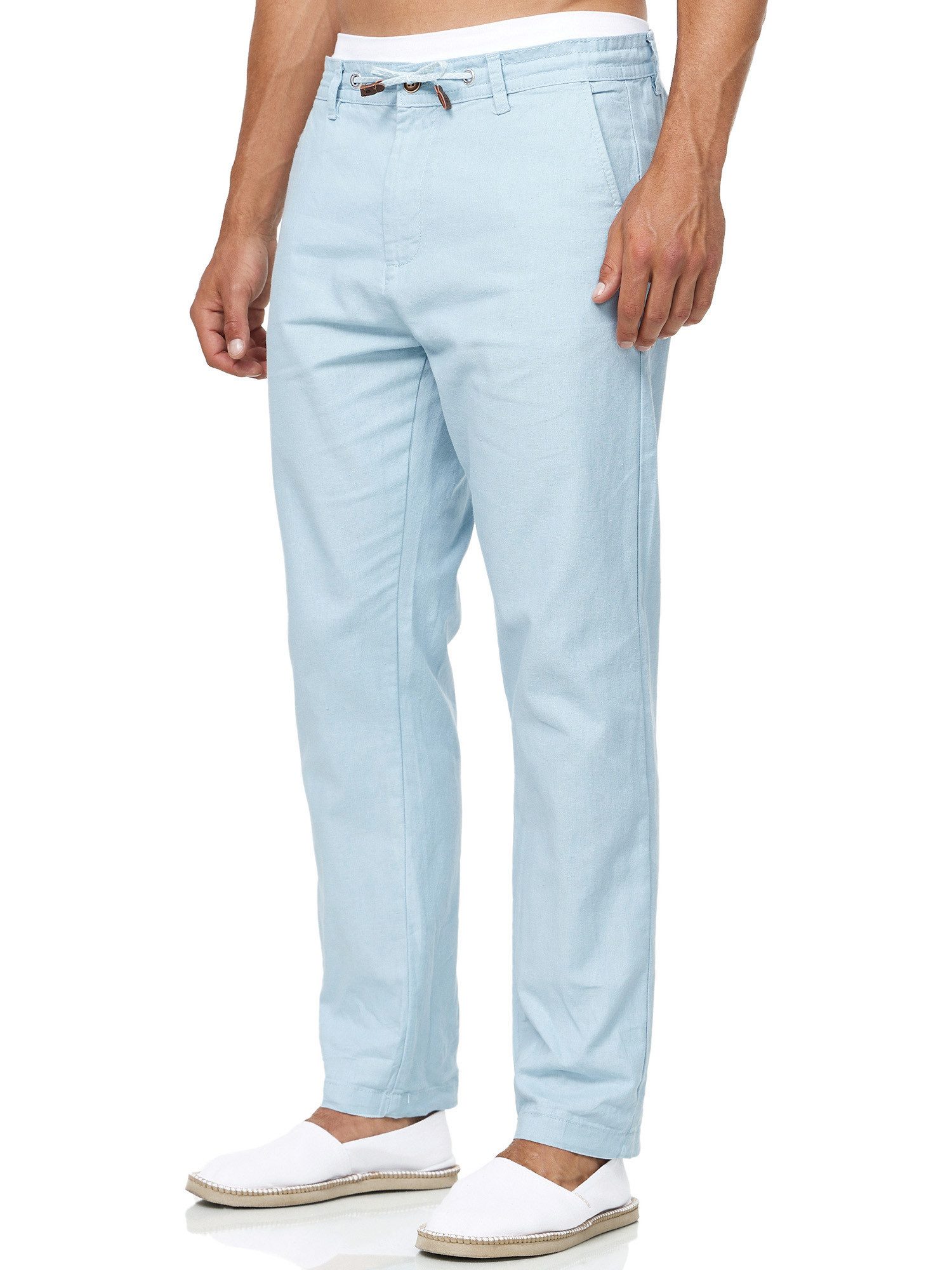 Indicode Leinenhose Herren Veneto Sommerhose Leinen Herrenhose leichte Somm günstig online kaufen