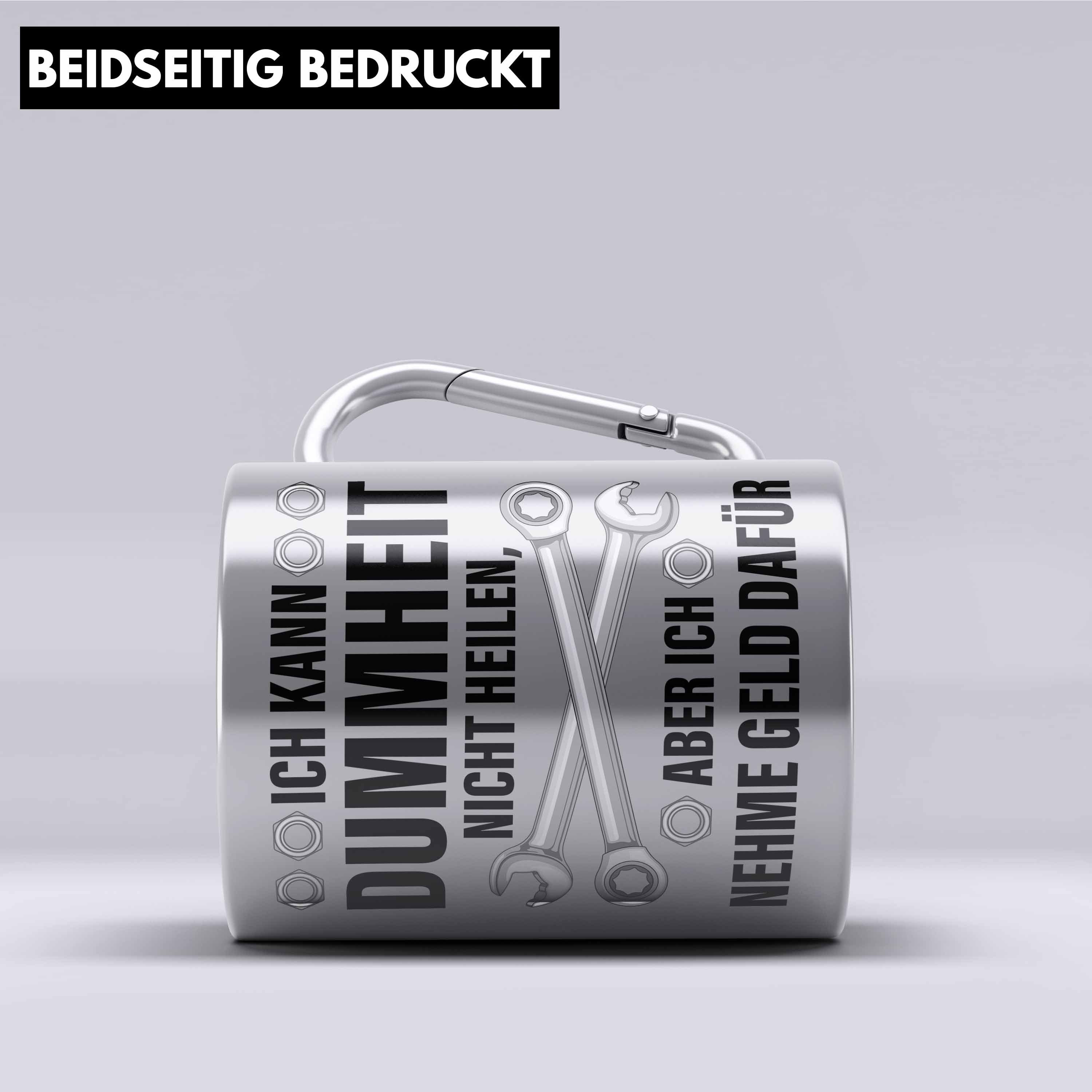 Trendation Thermotasse KFZ Mechaniker Geschenk Lustig Edelstahl Tasse Automechaniker Handwerk