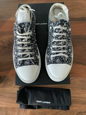 YVES SAINT LAURENT SAINT LAURENT YSL BEDFORD SKULL SNEAKERS TURNSCHUHE SHOES SCHUHE TRAIN Sneaker