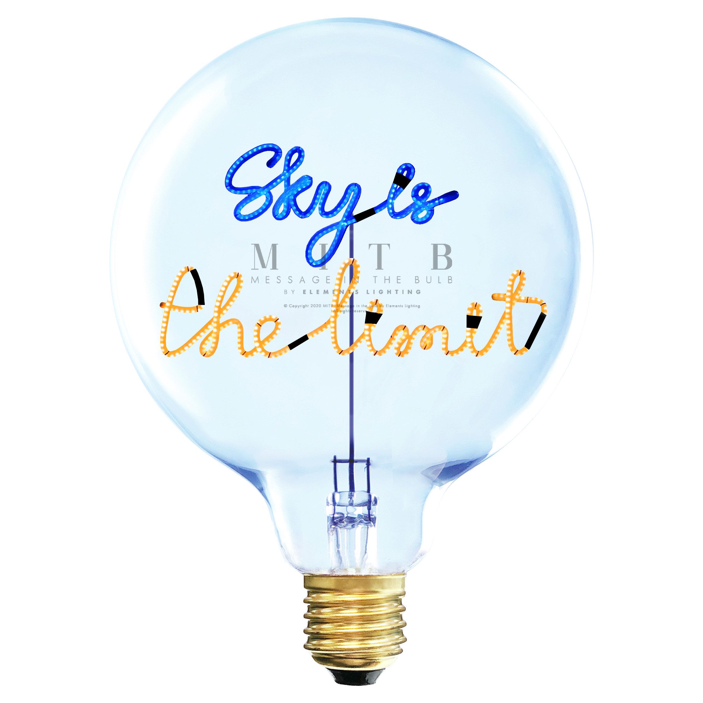 Fitz Art & Light GmbH & Co. KG LED-Leuchtmittel AMPOULE SKY IS THE LIMIT
