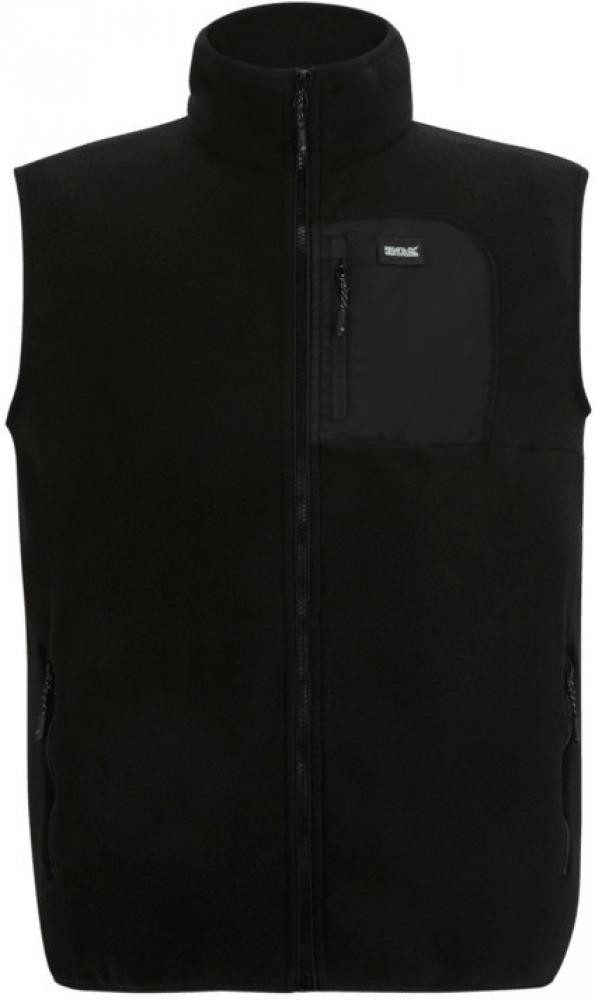 Fleeceweste Herren Bodywarmer aus Mirkofleece - FrankieB/W