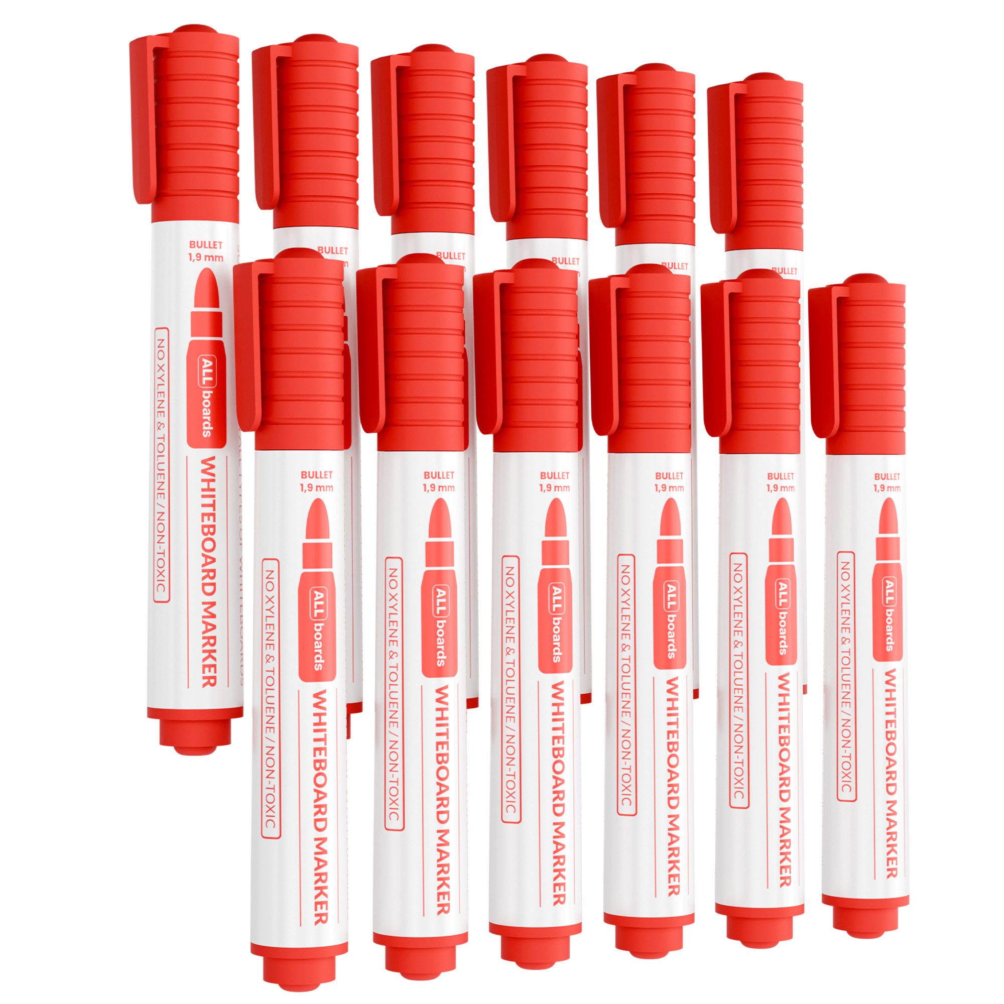 ALLboards Whiteboard Marker ALLboards Whiteboard-Marker-Set – 12 Stück