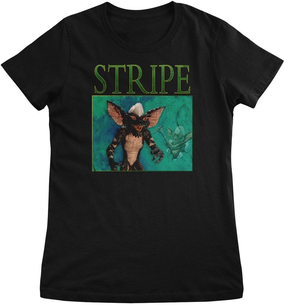Gremlins T-Shirt Stripe Portrait Girly Tee