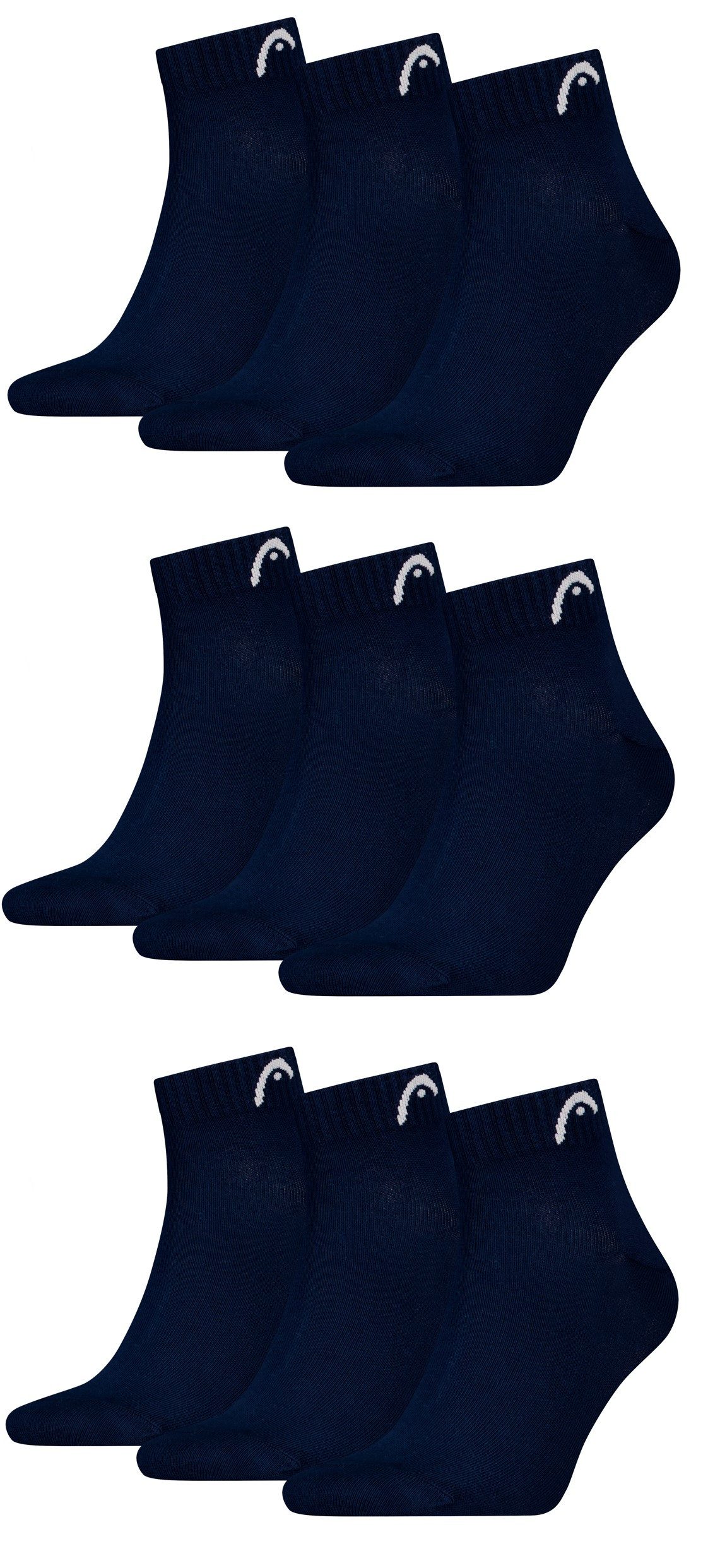 Sportsocken HEAD Herren Quarter Sport Socken All Sport 9P