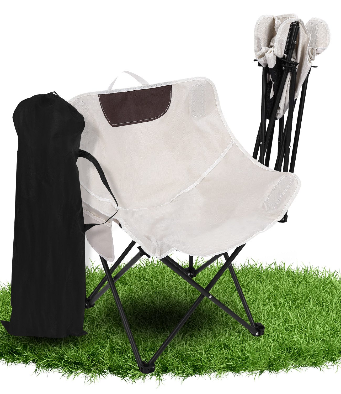LEAZZLE Klappstuhl Outdoor Campingstuhl faltbar (150kg günstig online kaufen