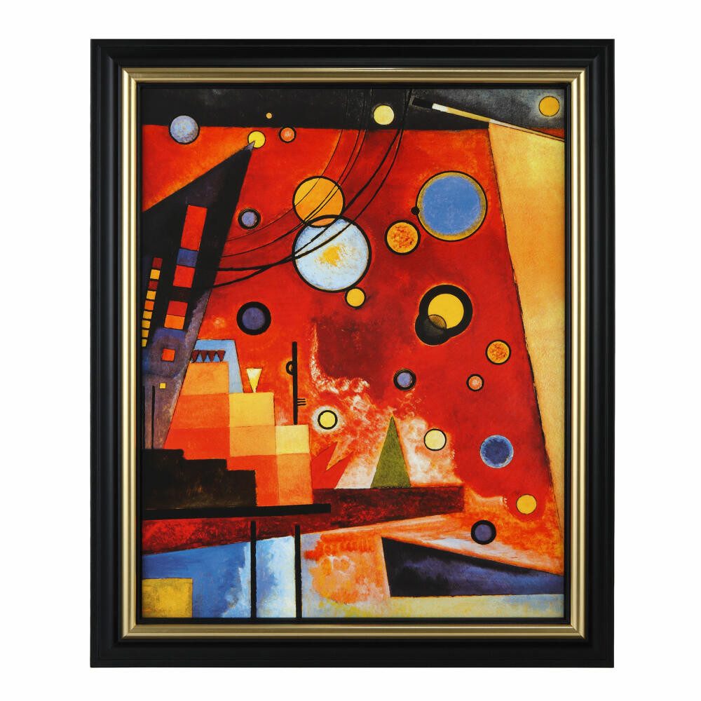 Goebel Wandbild Kandinsky - Schweres Rot
