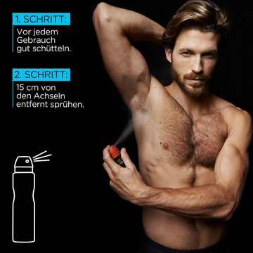 L'ORÉAL PARIS MEN EXPERT Deo-Spray Deo Spray Carbon Protect 5-in-1, Packung, 6-tlg.
