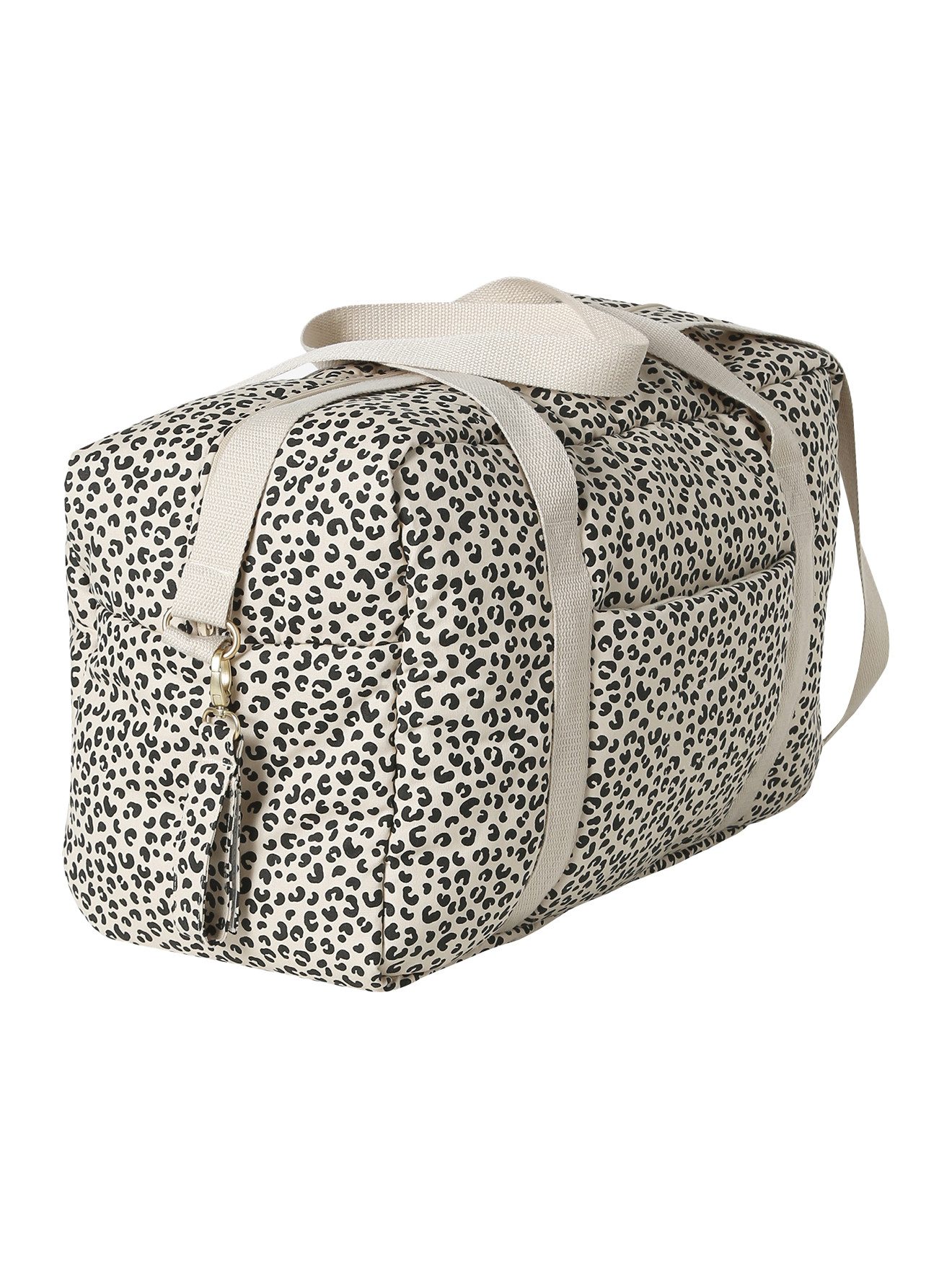 vertbaudet Wickeltasche mit Leopardenmuster, Canvas