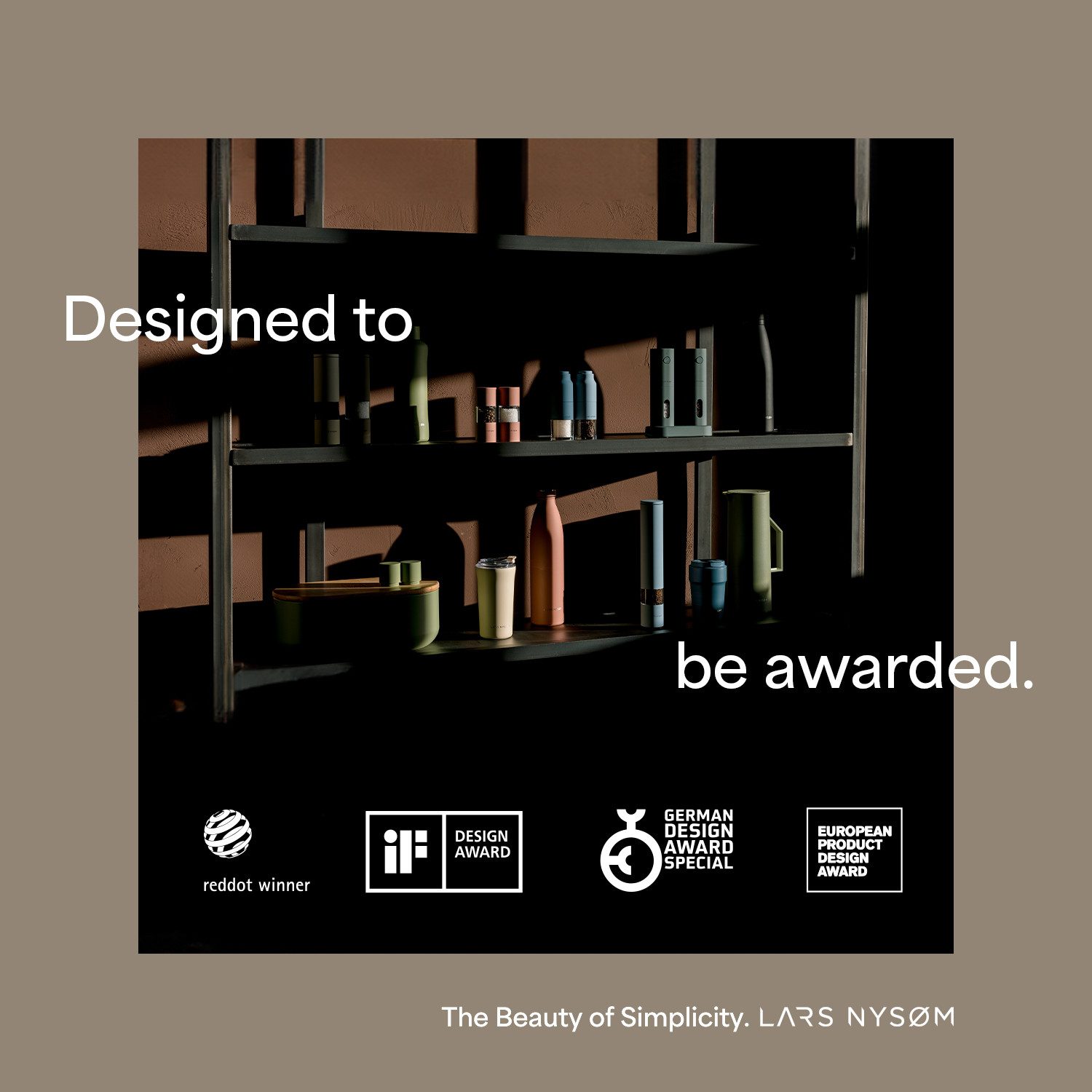 LARS NYSØM Thermoflasche Lune