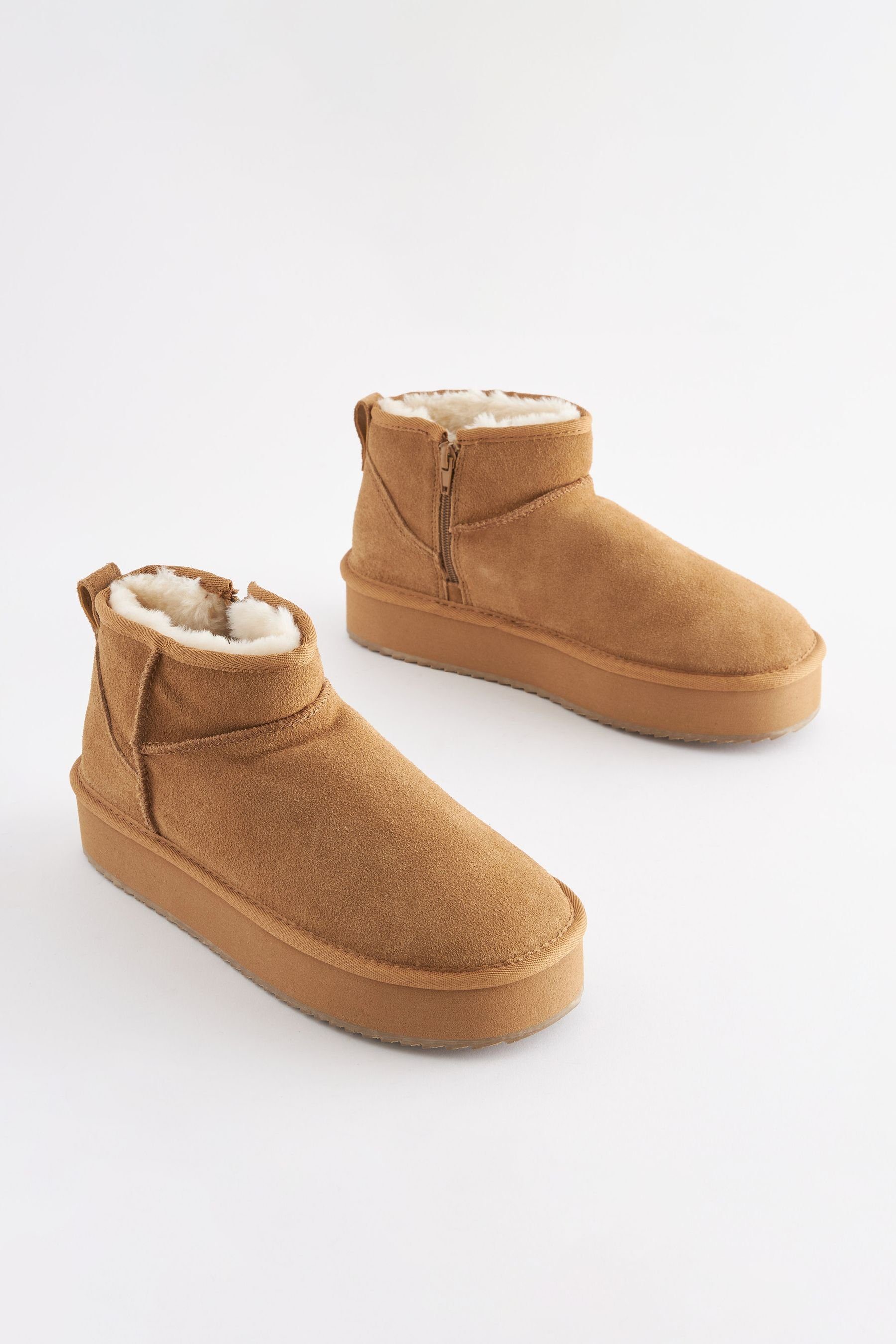 Next Regenabweisende, gefütterte Plateaustiefel Plateaustiefelette (1-tlg) günstig online kaufen