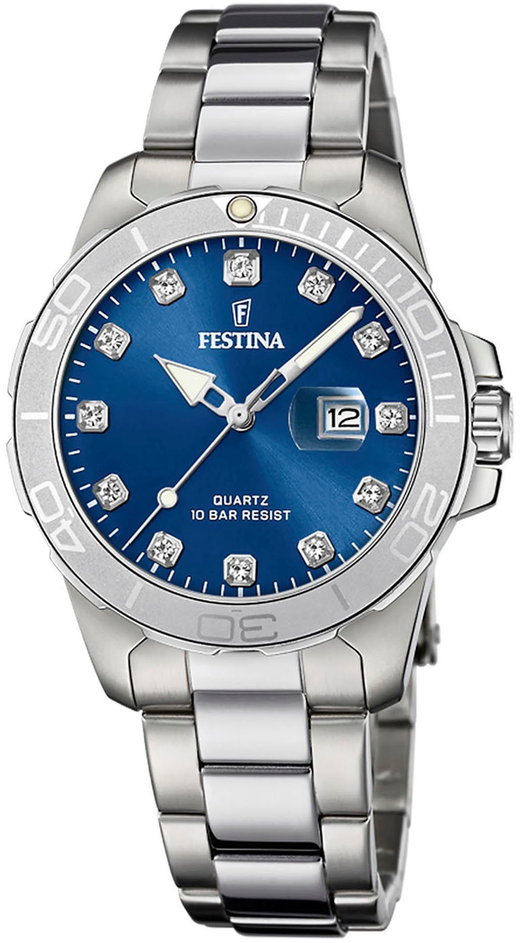 Festina Quarzuhr Boyfriend Collection F20503/6, Armbanduhr, Damenuhr, Edels günstig online kaufen