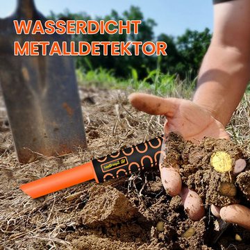 Amissz Metalldetektor Wasserdichter Metalldetektor,Suchstab für die Schatzsuche