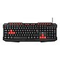 DELTACO »Gaming Tastatur (orange LED, Anti-Ghosting, USB, UK Layout)« PC-Tastatur, Bild 1