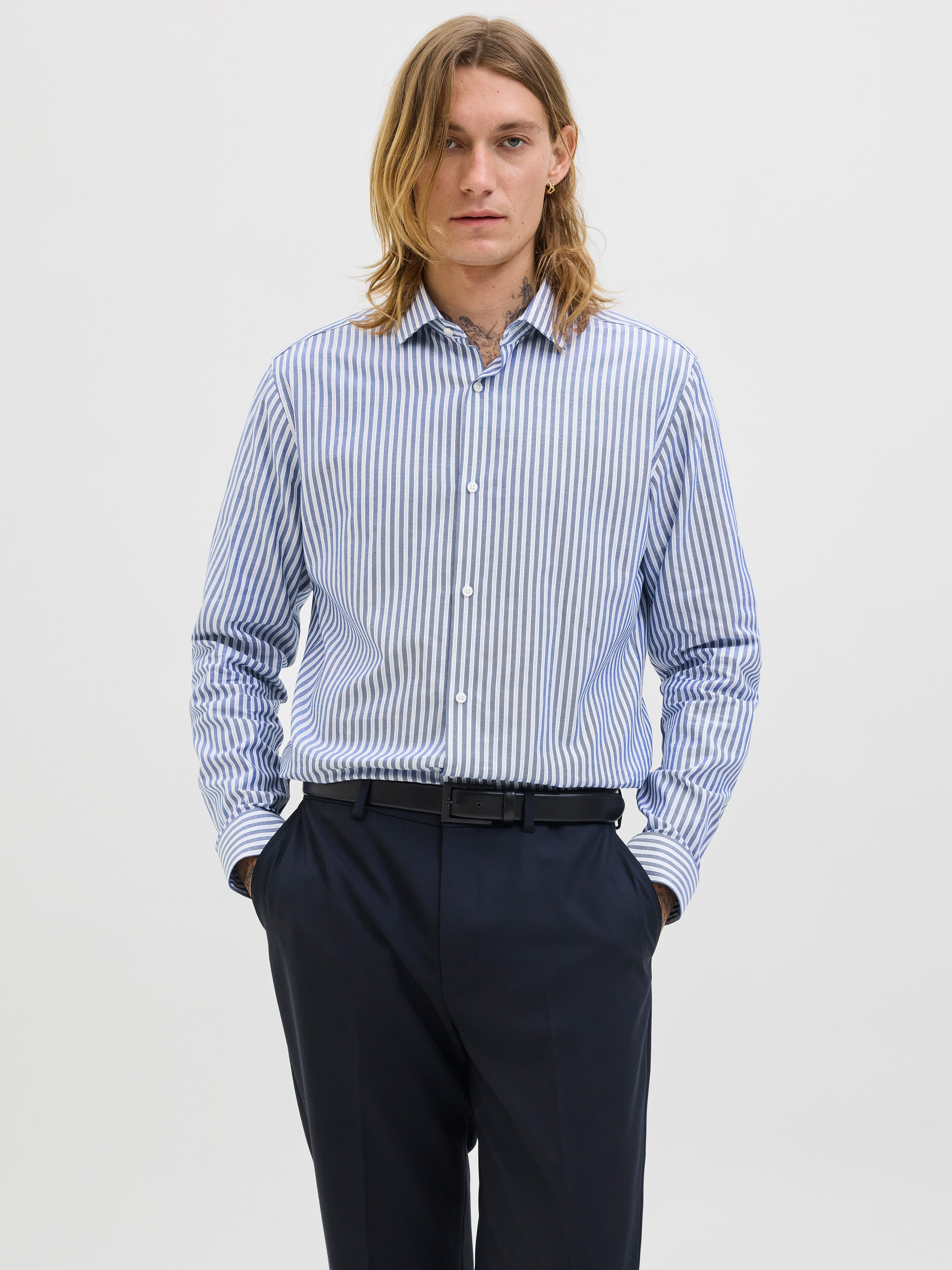 Jack & Jones Langarmhemd JPRBLAPARKER Slim Fit Hemd, atmungsaktiv, ideal fü günstig online kaufen