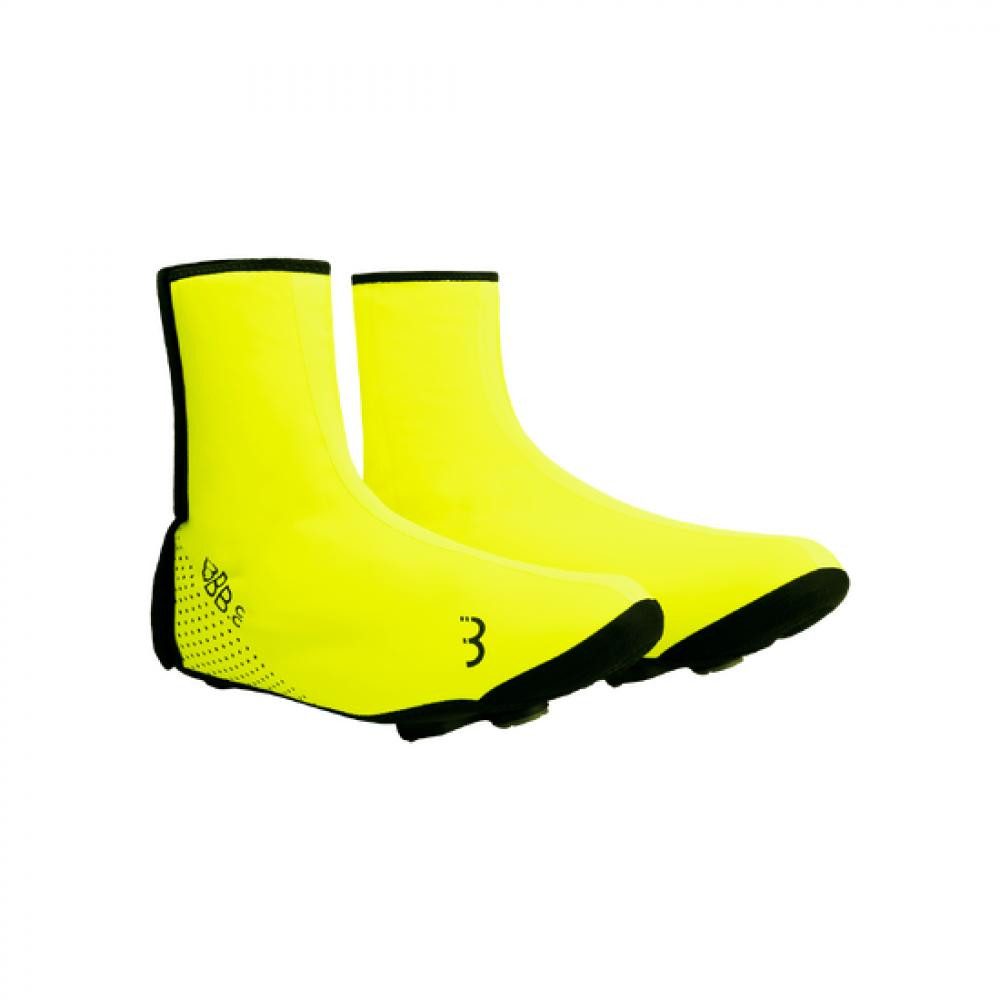 Fahrrad-Überschuh BBB BWS-23 Überschuhe WaterFlex 3.0 neon gelb Größe 47/48 - wasserdich