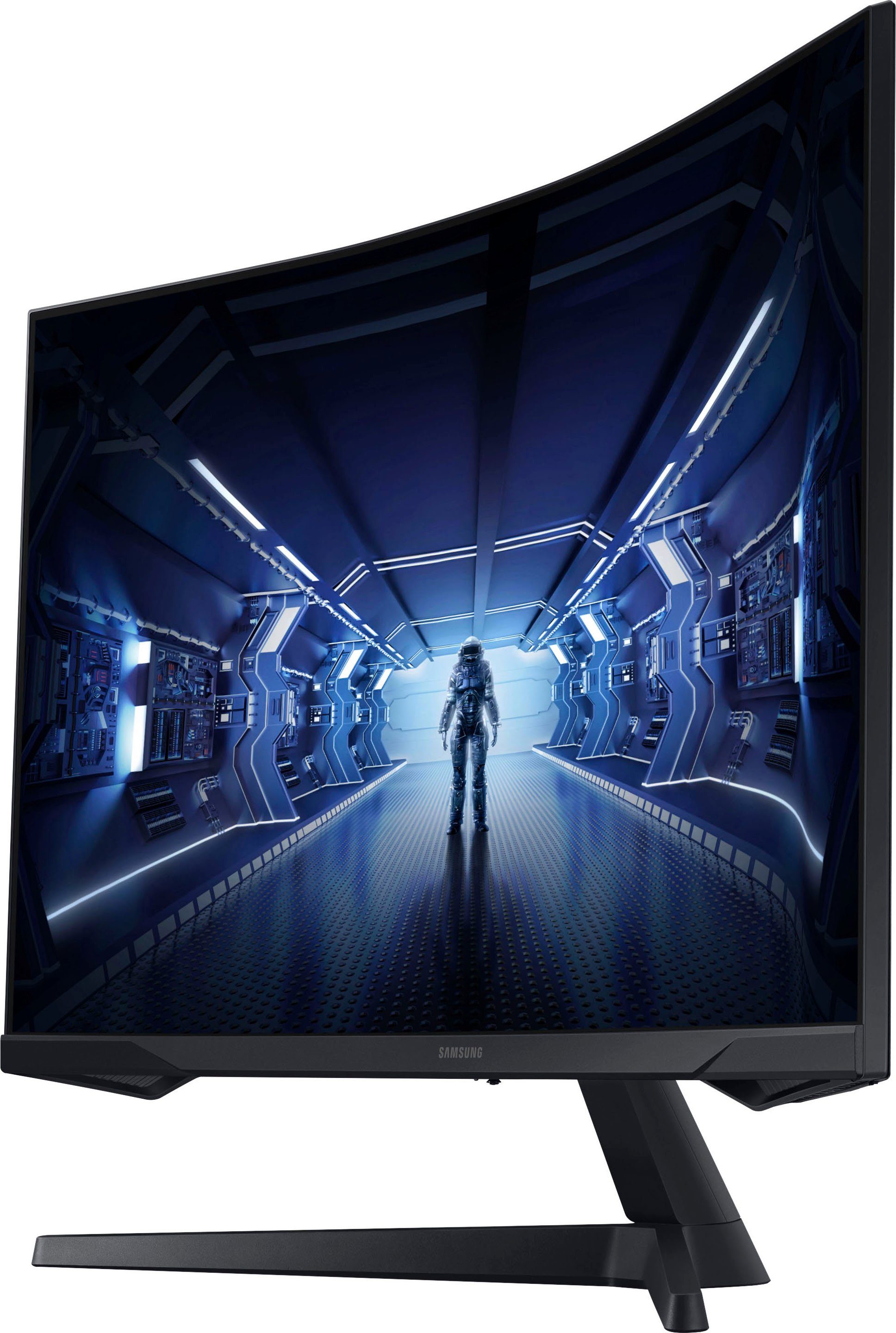 Samsung Odyssey G5 C27G54TQBU Curved-Gaming-LED-Monitor (MPRT) 2560 Reaktionszeit, 1440 VA LED, 1 1ms ", Hz, cm/27 (68,6 px, WQHD, 144 ms x