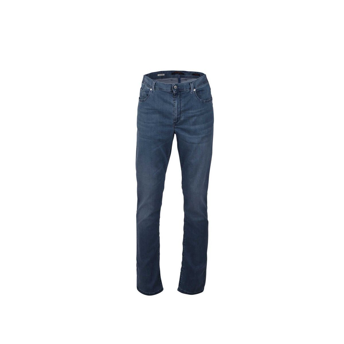 Alberto 5-Pocket-Jeans blau (1-tlg) 875 dark blue