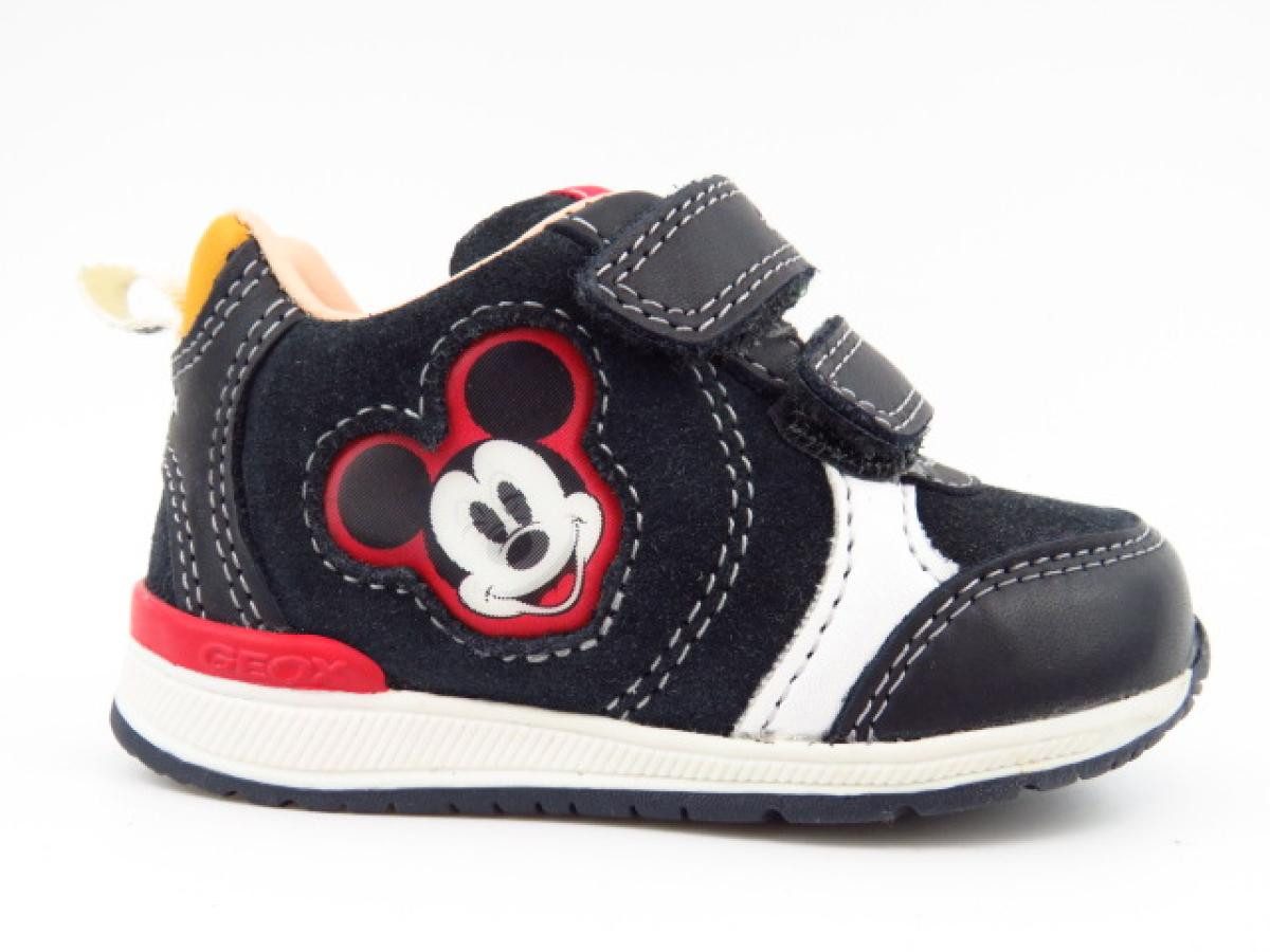 Geox B RISHON BOY navy white Schnürschuh