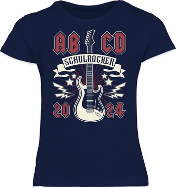 Shirtracer T-Shirt ABCD Schulrocker Einschulung Mädchen