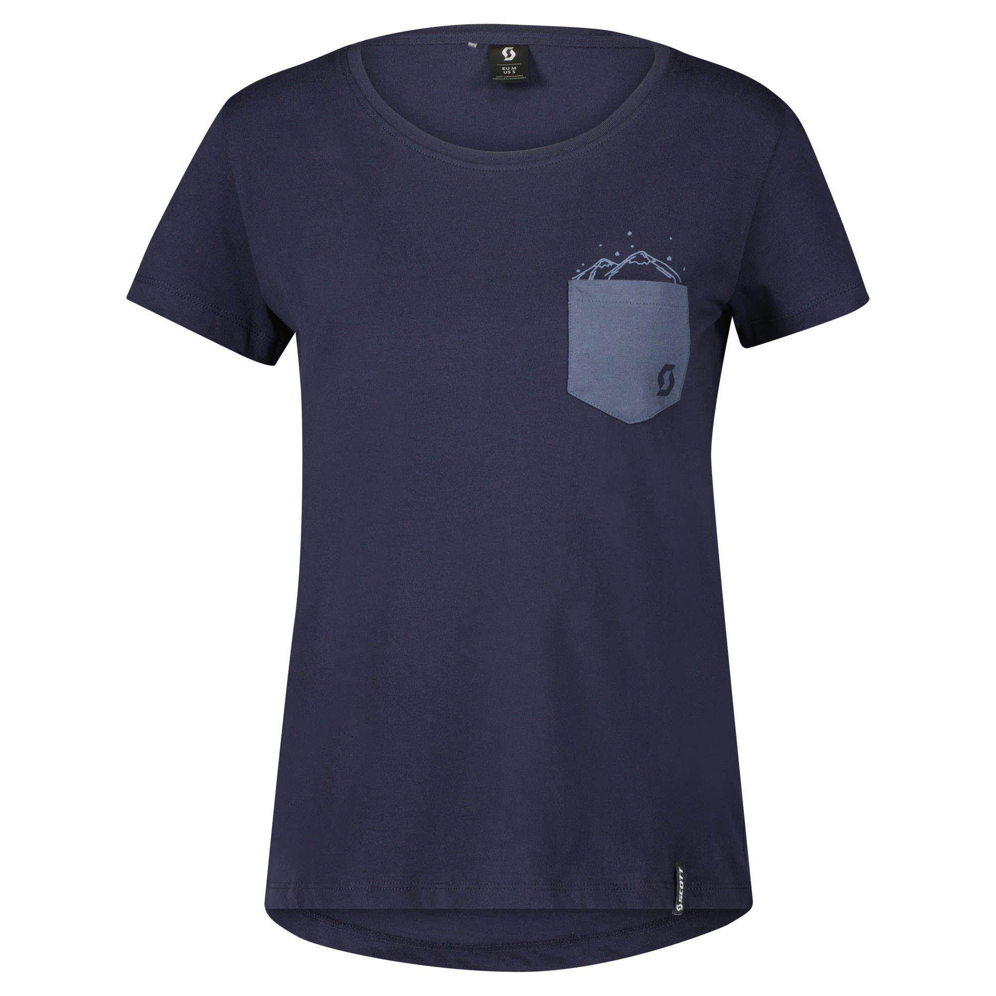 Scott T-Shirt Scott W Pocket S/sl Tee Damen Kurzarm-Shirt Dark Blue