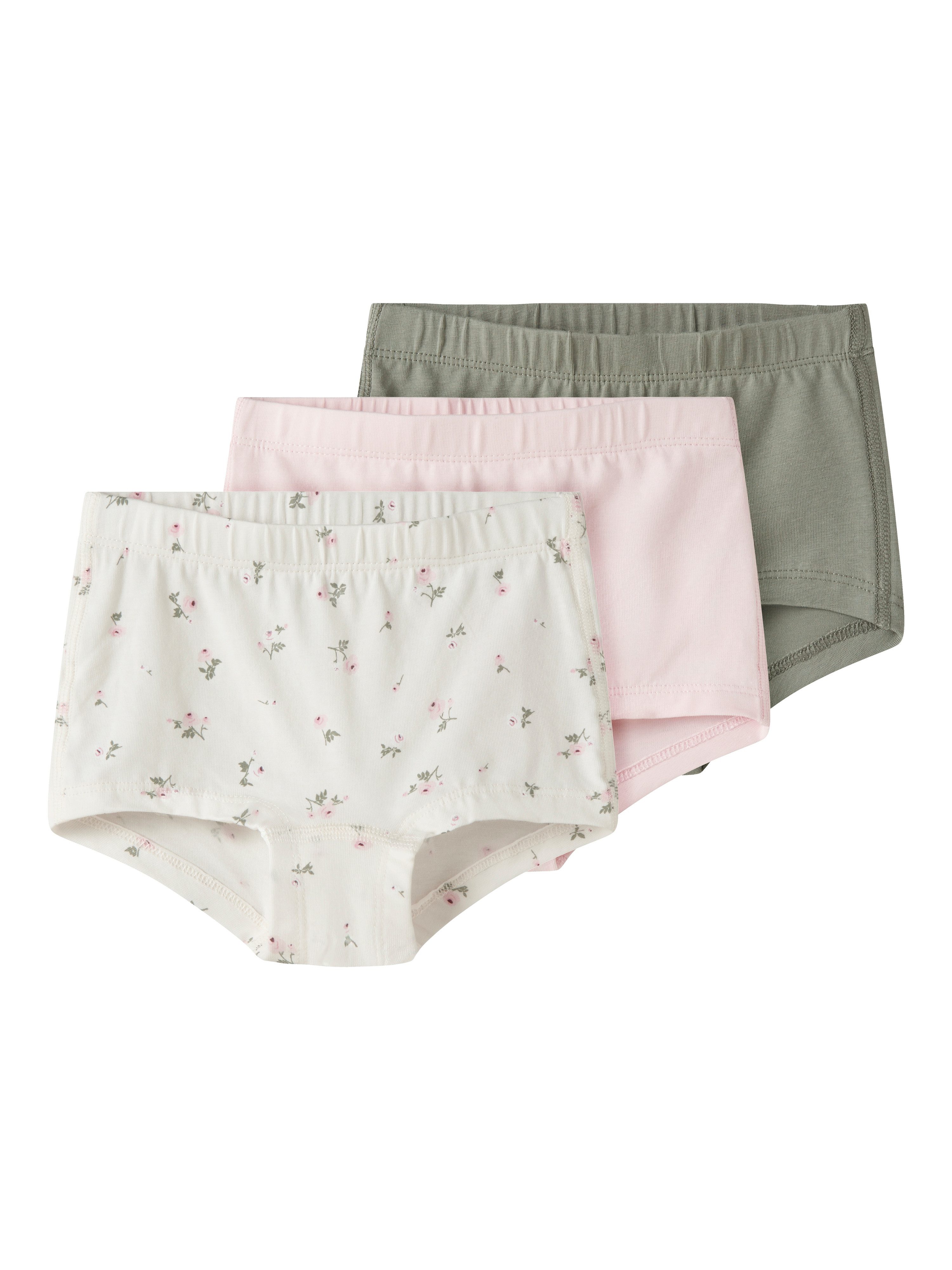 Name It Hipster NMFTIGHTS 3P JET STREAM FLOWER NOOS (Packung, 3-St)