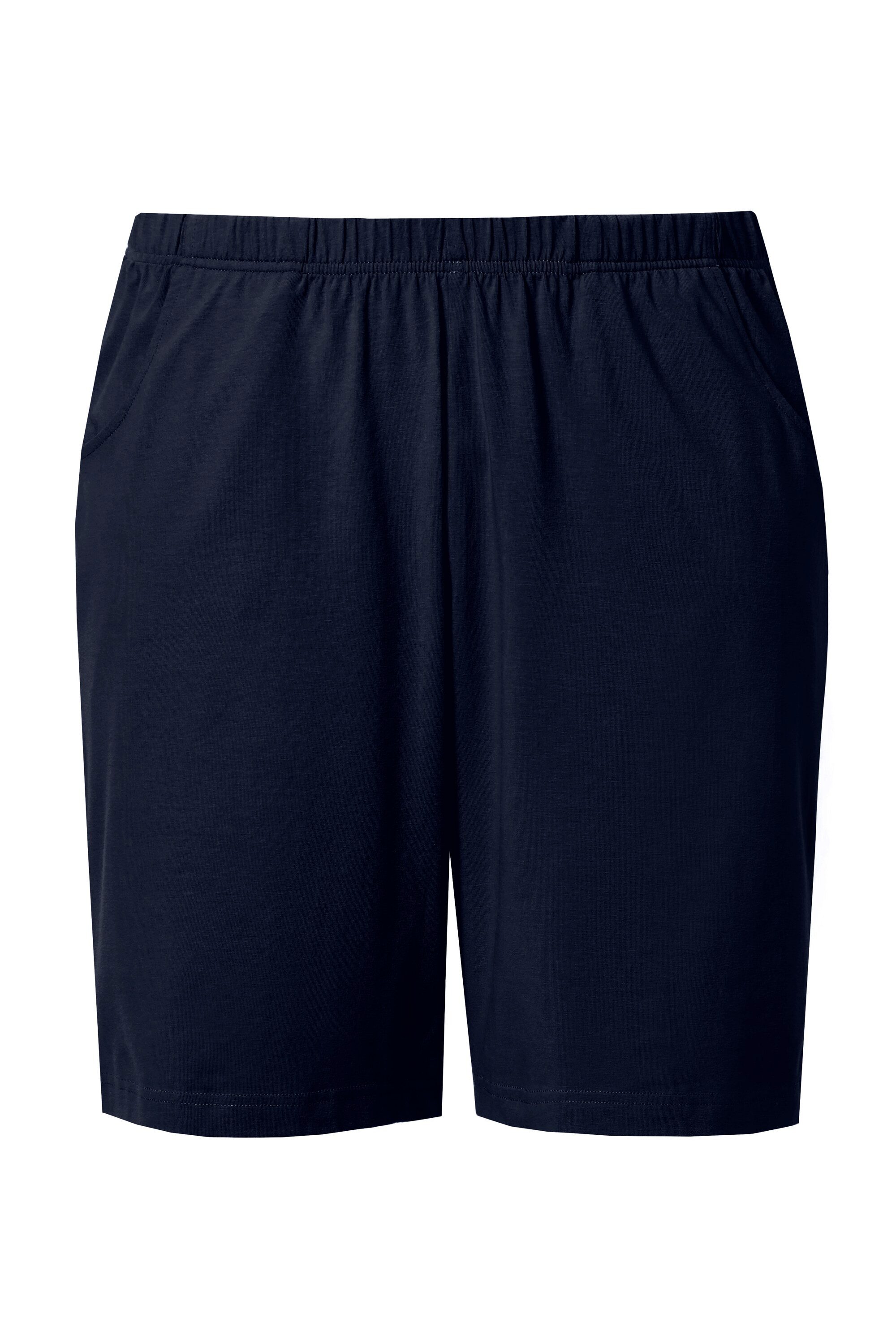 Ulla Popken Bermudas Jerseyshorts Taschen Elastikbund günstig online kaufen