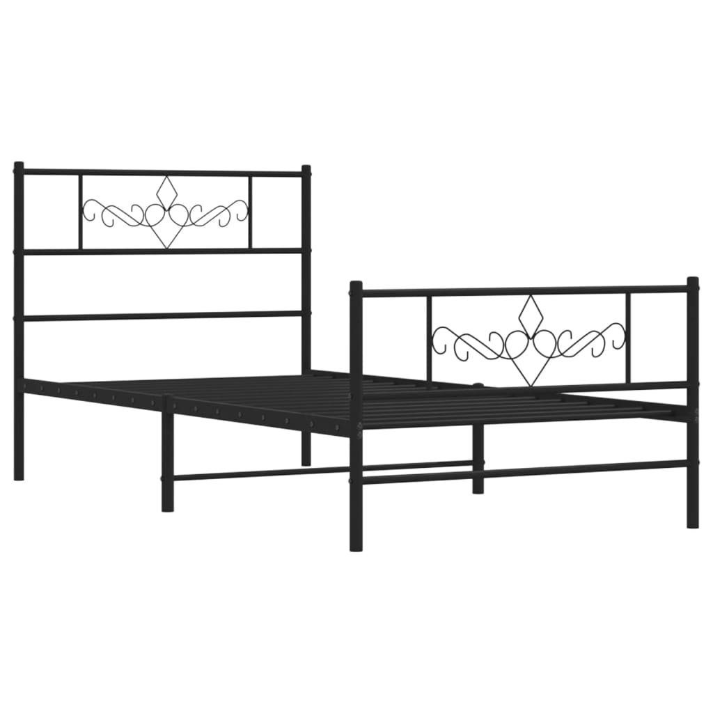 vidaXL Bett Bettgestell mit Kopf- und günstig online kaufen