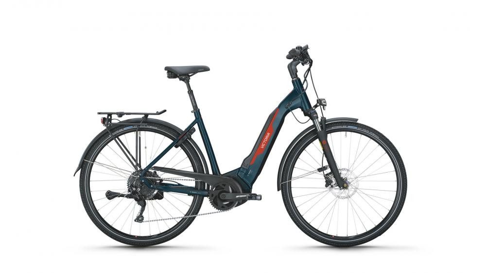 Victoria E-Bike VICTORIA Elektro-Trekkingrad "Tresalo 6" (1), Wave, 28", dark night