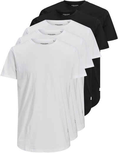 Jack & Jones T-Shirt NOA TEE CREW NECK 5PK (Packung, 5-tlg., 5er-Pack)