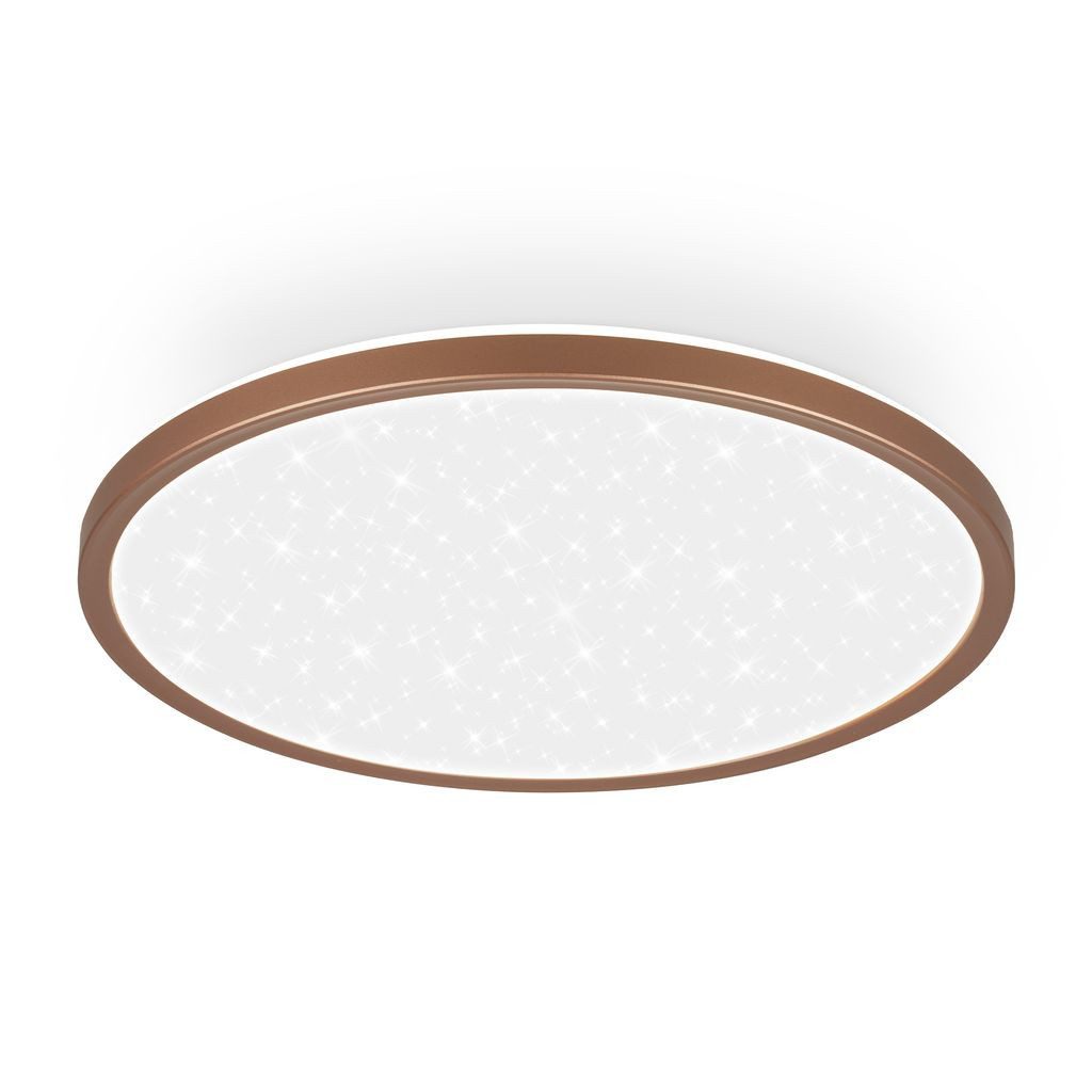 Briloner Leuchten LED Deckenleuchte LED Deckenlampe Sternenhimmel Indirektes Licht, LED fest integriert, 4000K - Neutralweiß, 29,3x4 cm, Wohnzimmer, Schlafzimmer, Flur, Büro