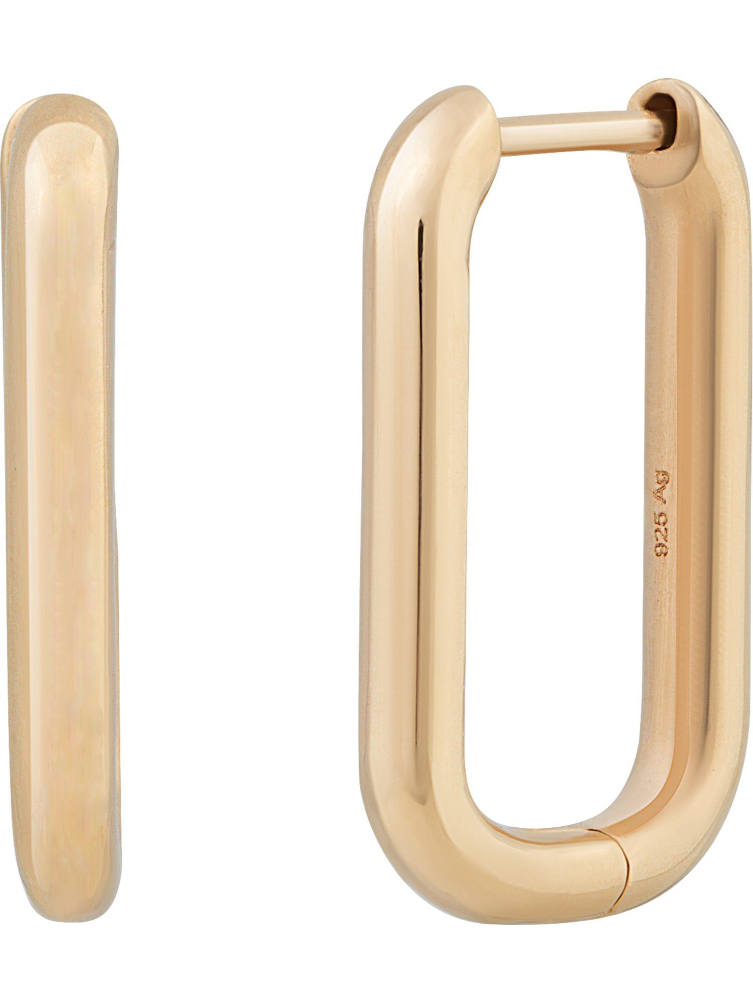 Paar Creolen Caï Damen-Creolen 925er Silber