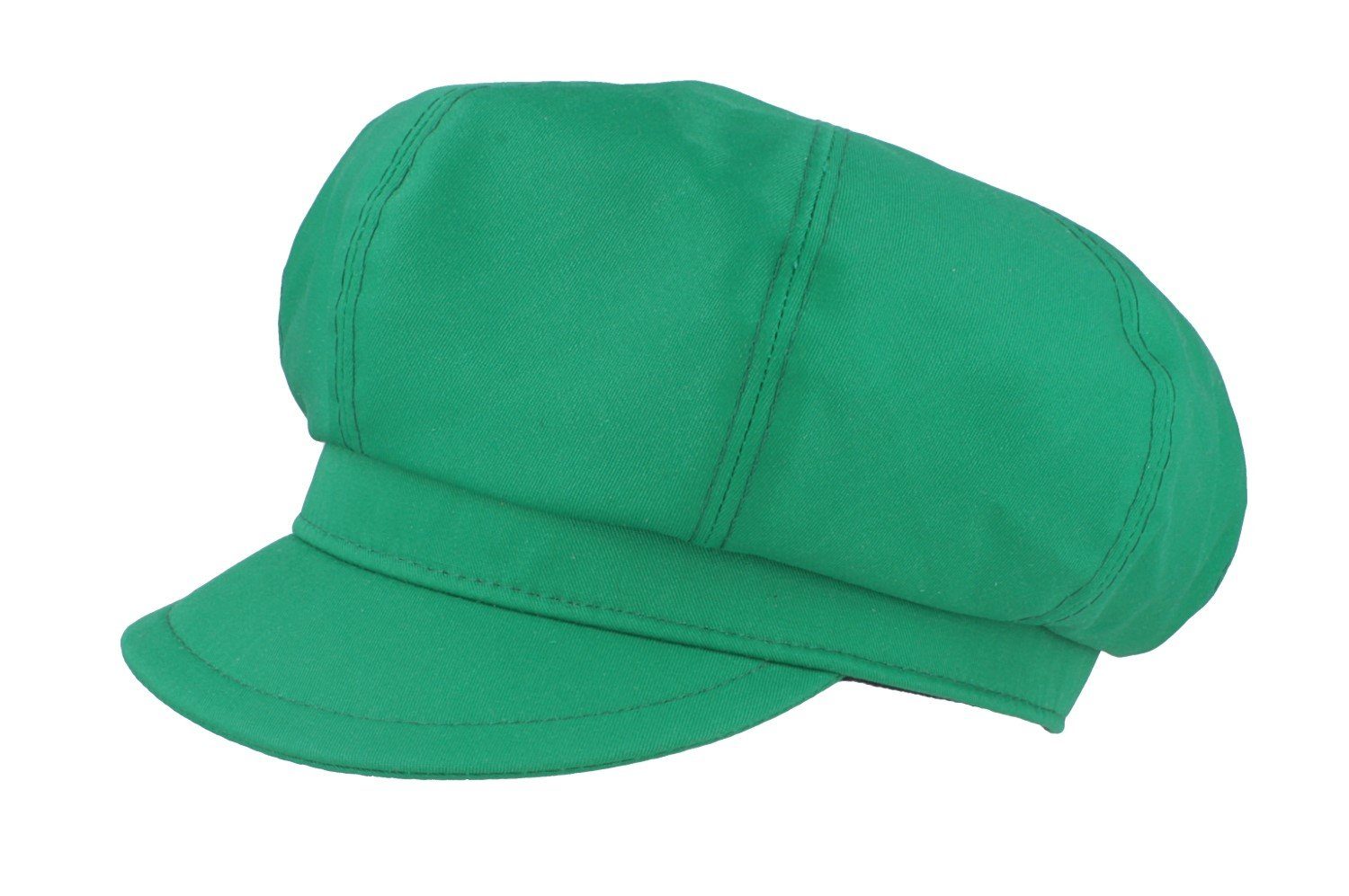 Breiter Baseball Cap 8-teilige Ballonmütze/Cap mit UV-Schutz50+ grün