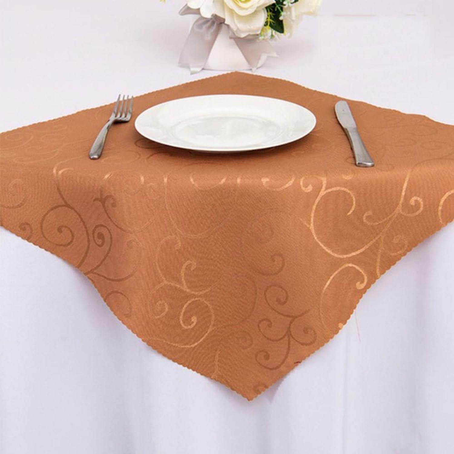 LuxusKollektion Stoffserviette Servietten Jacquard 48x48 cm 12er-Set, (12 St)