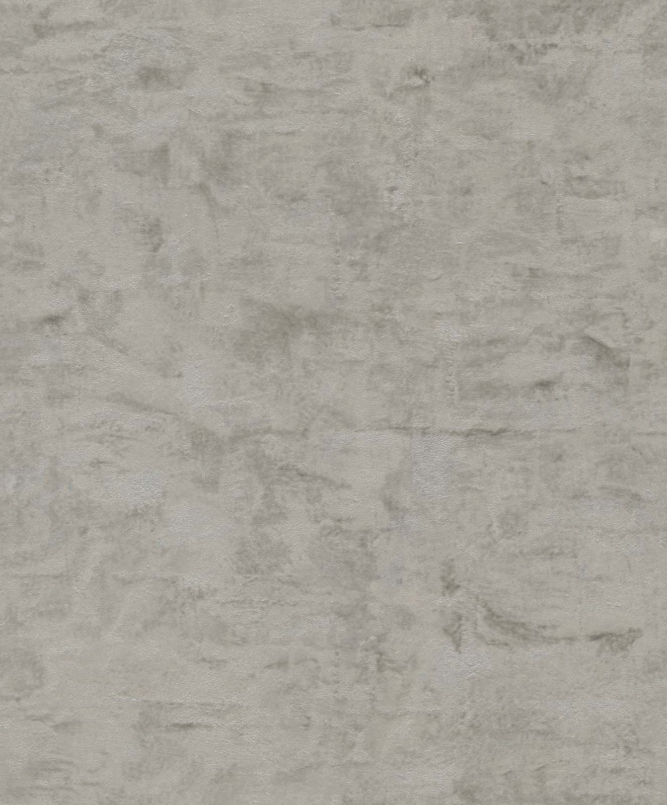 Vliestapete Shabby Metall Optik Grau Silber Metallic 499728 Factory V