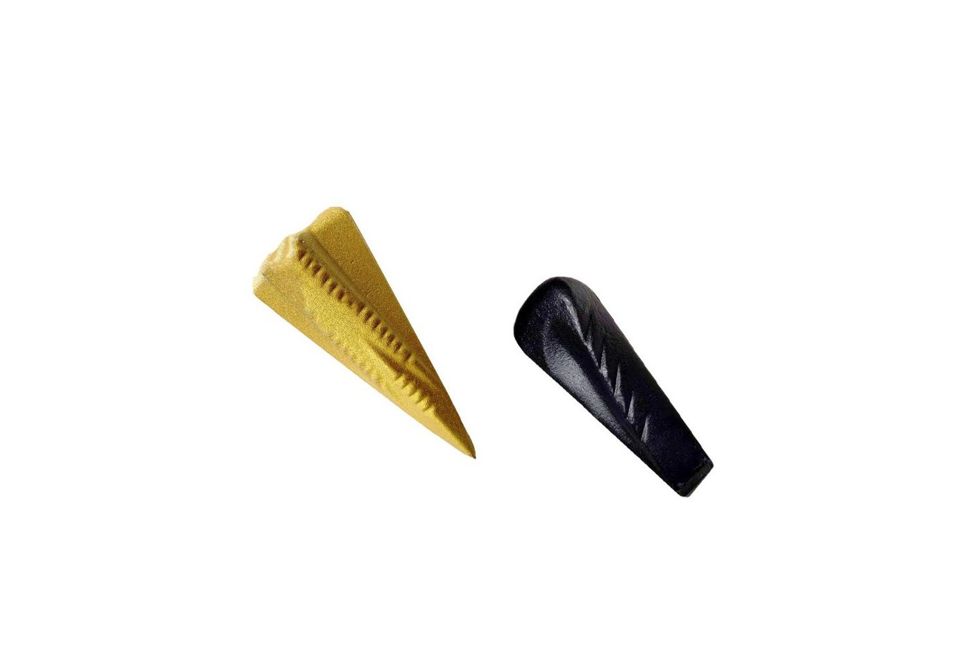 Thumbnail - BigDean Holzspalter 3x Drehspalt-Keil 21,5 x 6 cm 2,25 kg Massiv & sicher Spaltkeil