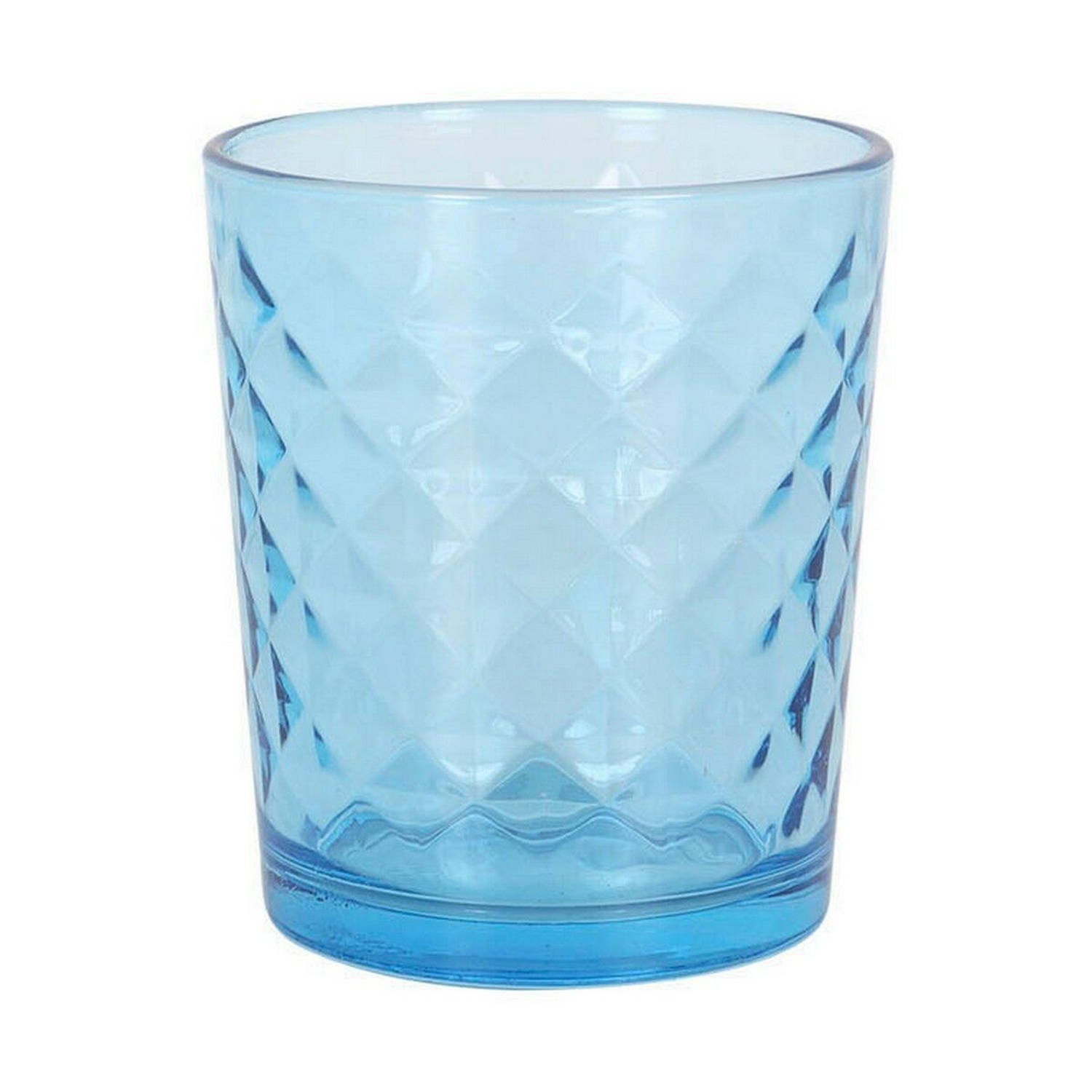 LAV Gläser-Set 6er Trinkgläser Gläser Wassergläser Wasserglas Glas Trinkglas Blau 360, Glas
