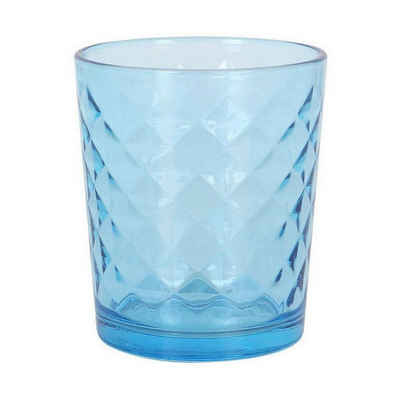 LAV Gläser-Set 6er Trinkgläser Gläser Wassergläser Wasserglas Glas Trinkglas Blau 360, Glas