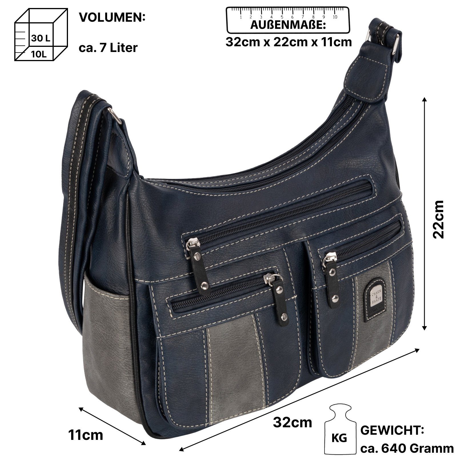 EAAKIE Umhängetasche Damen Tasche Schultertasche Umhängetasche günstig online kaufen