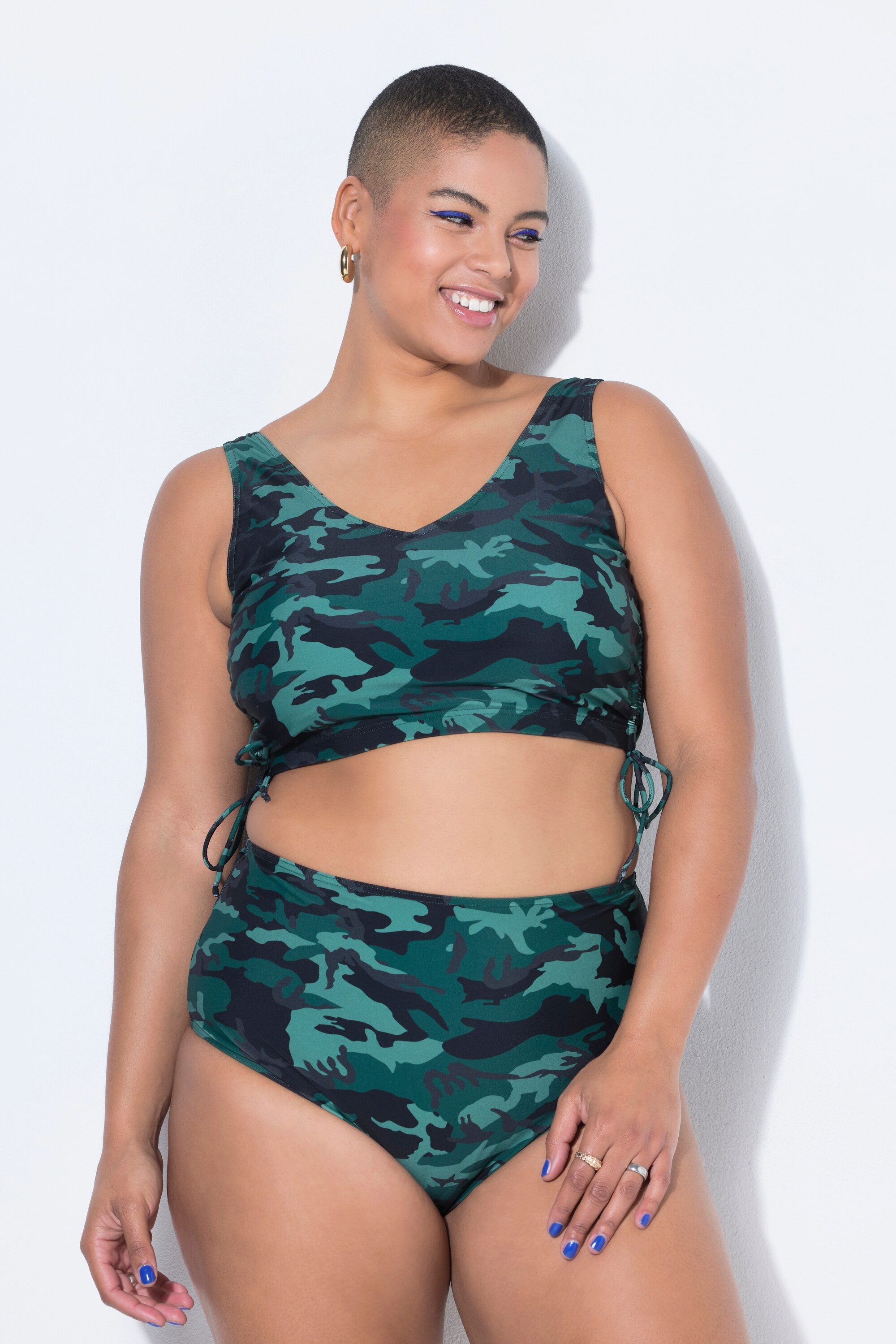 Studio Untold Soft-BH Bikini-Slip Panty Camouflage High Waist Shaping