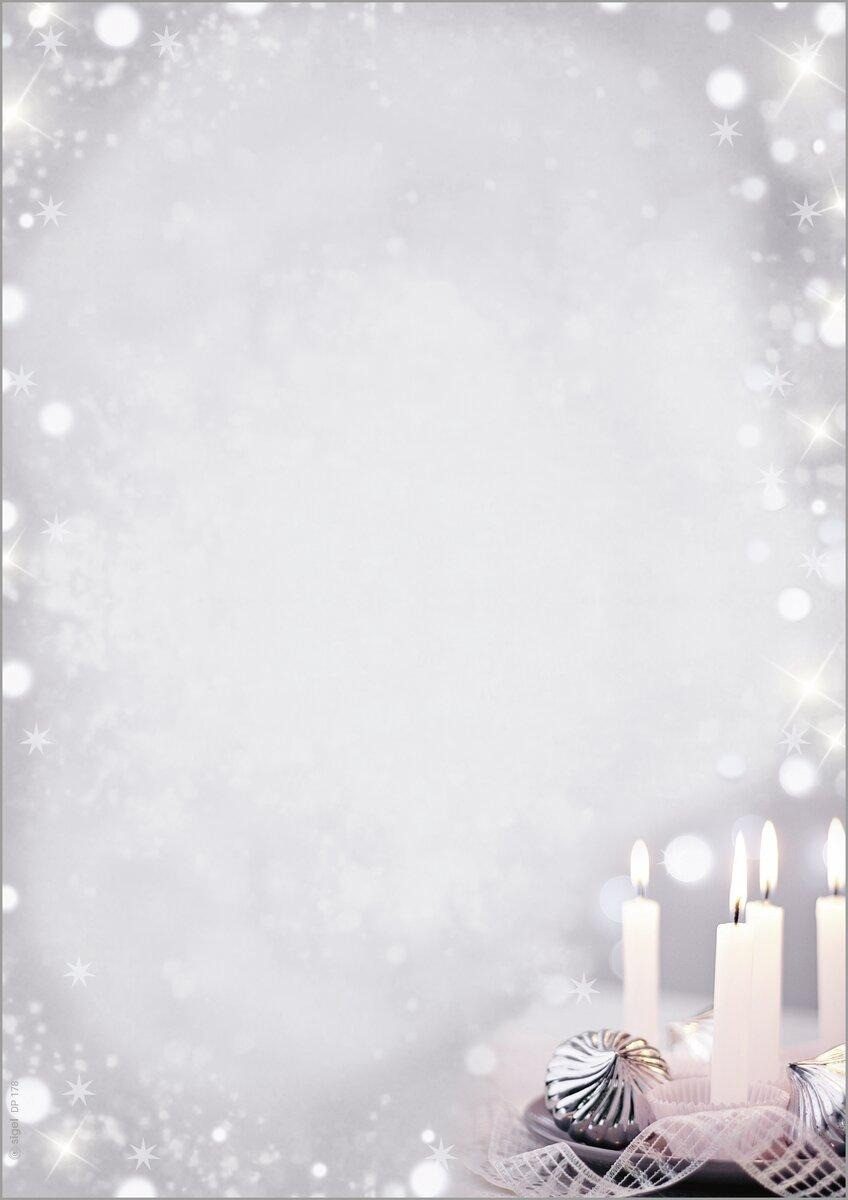 Sigel Briefpapier SIGEL Weihnachtsbriefpapier Christmas Silence Motiv DIN A4