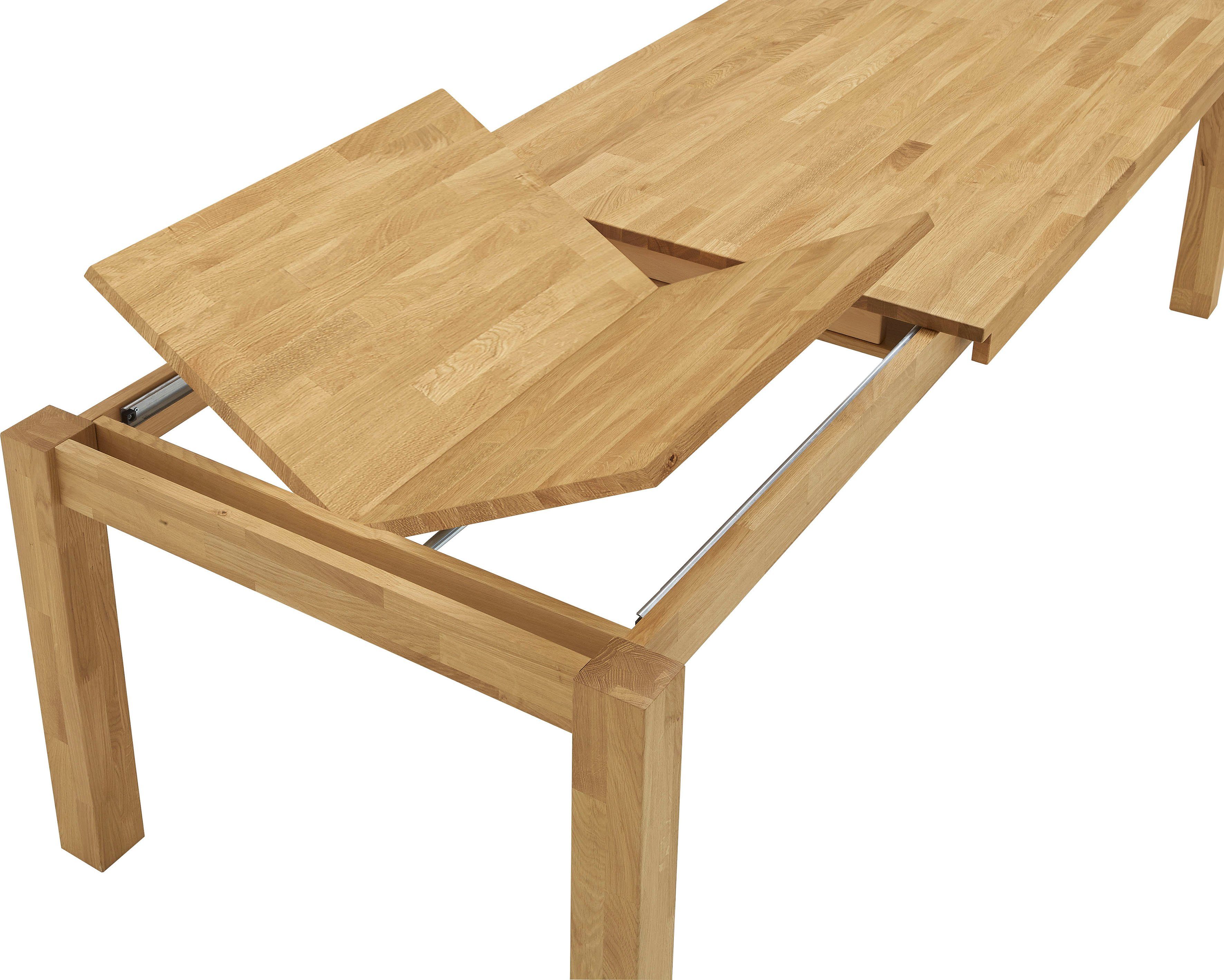 NIEHOFF SITZMÖBEL Esstisch Top Trends, eine Butterfly-Klappeinlage, in 4 Breiten